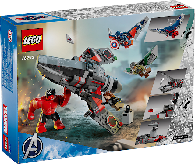 Produktbilde 3 for Captain America i kamp mot Red Hulk LEGO® Marvel (76292)