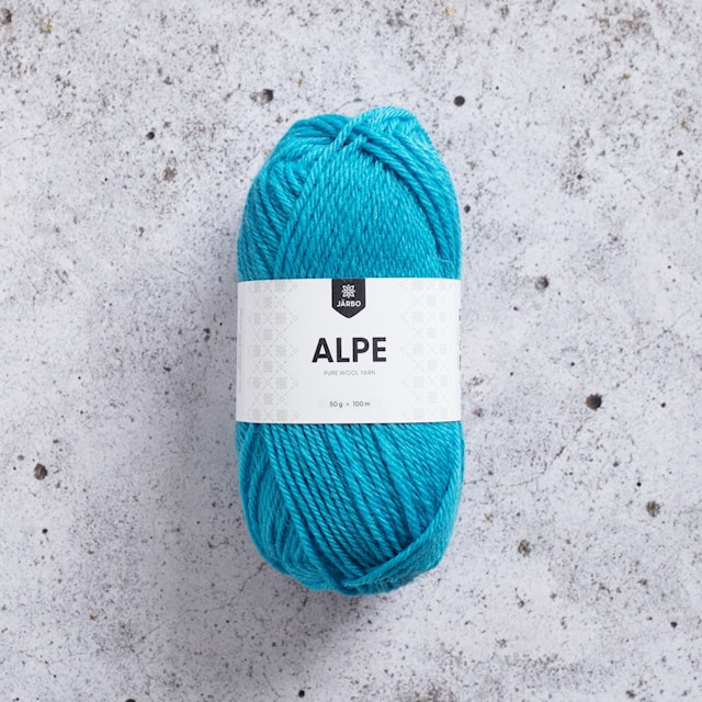 Alpe ullgarn 50 gr Aqua Blue 10 Järbo