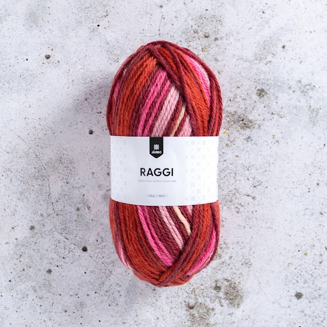 Produktbild 1 för Raggi Garn Ullmix 100 g Love Lane (15211) Järbo