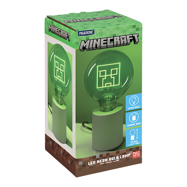 Produktbild 2 för Creeper LED Neon Glödlampa EU, Paladone