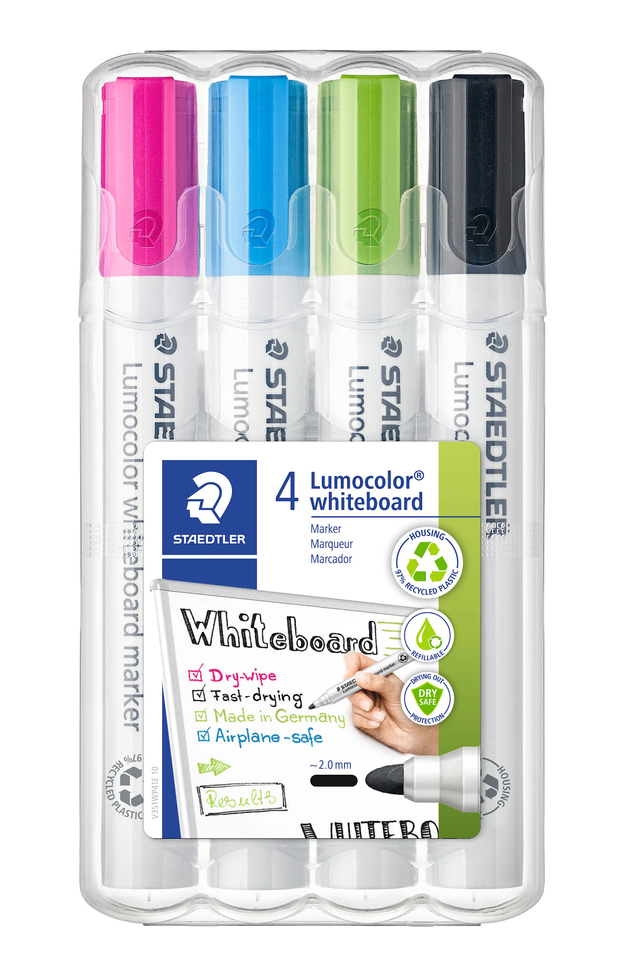 Tuotekuva ille Staedtler Lumocolor -taulutussi, 4 kpl