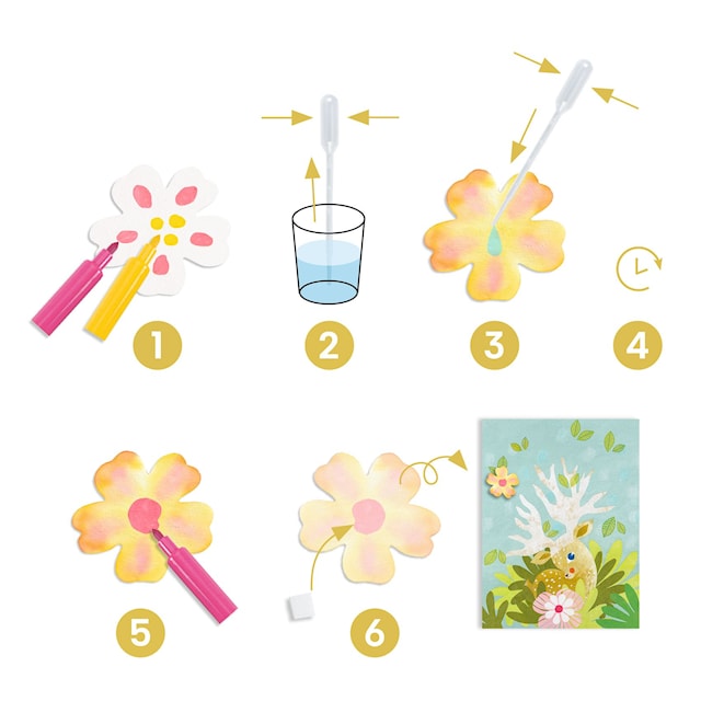 Tuotekuva 4 - Luo Djeco-pehmopaperilla ja väreillä