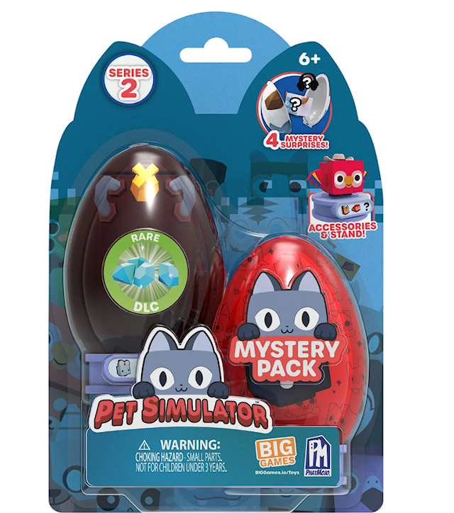 Produktbild 1 för Mystery Pet Figurset 2-Pack Pet Simulator