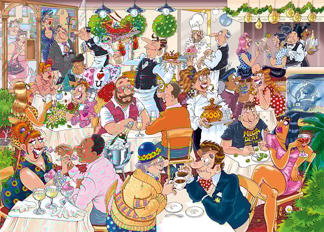 Produktbilde 2 for Wasgij Mystery 26 Date Night! Puslespill 1000 brikker