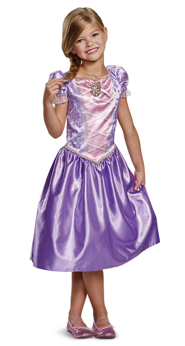 Disney Princess Prinsessklänning Rapunzel (5-6 år) Disguise