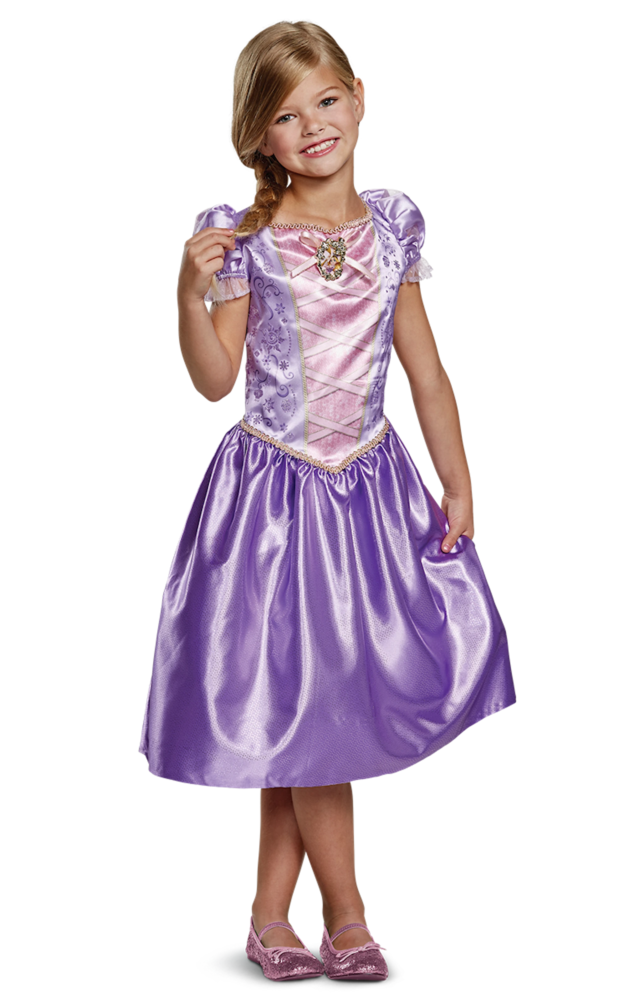 Produktbild för Disney Princess Prinsessklänning Rapunzel Disguise