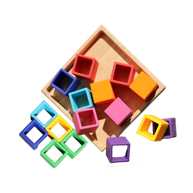 Produktbild 5 för Pusselklossar Silikon bblüv