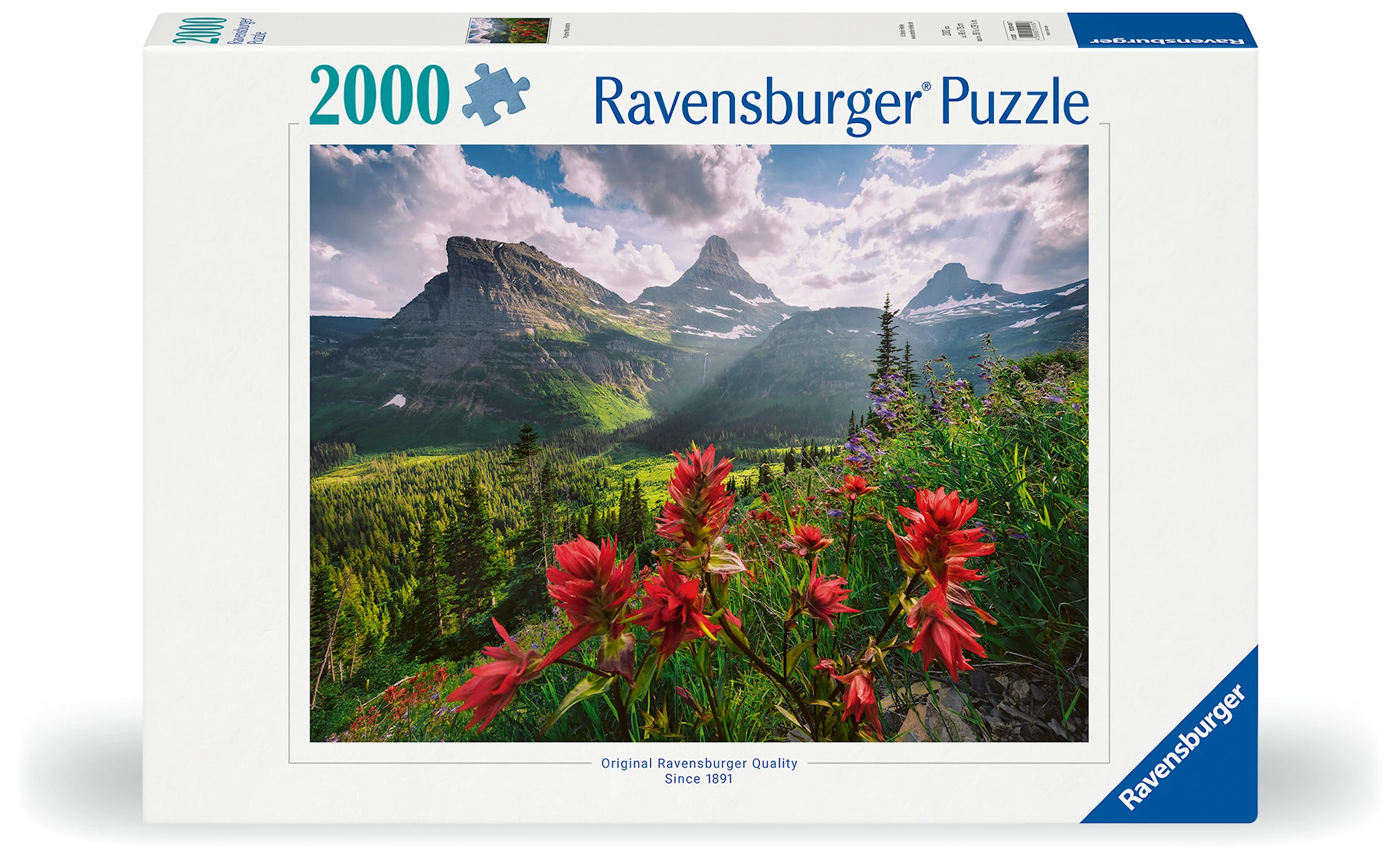 Produktbilde for Pristine Mountains Puslespill 2000 brikker, Ravensburger