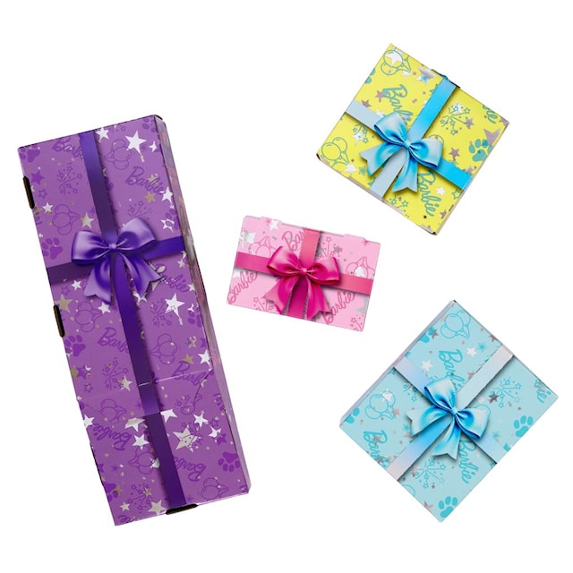 Produktbild 3 för Barbie Party Unboxed Modedocka Mörkt/Rosa Hår