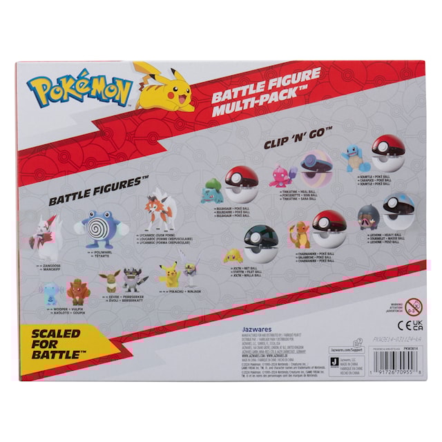 Produktbild 9 för Pokemon Battle Figure 6-Pack