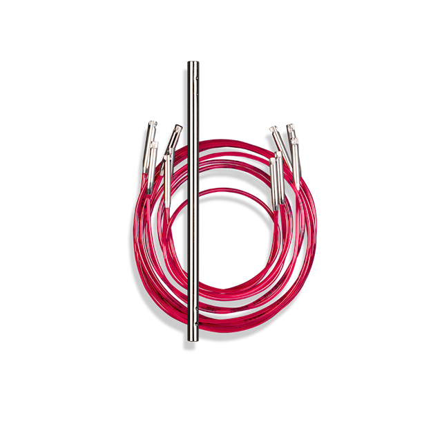 Kabelsett Lace (5 stk.), 40/ 50/60/80/100 cm Addi