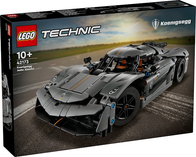 Produktbild 1 för Koenigsegg Jesko Absolut grå hyperbil LEGO® Technic (42173)