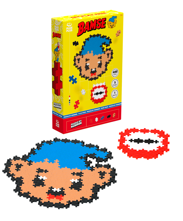 Produktbild 2 för Plus-Plus Bamse & Dunderhonung 400 Bitar