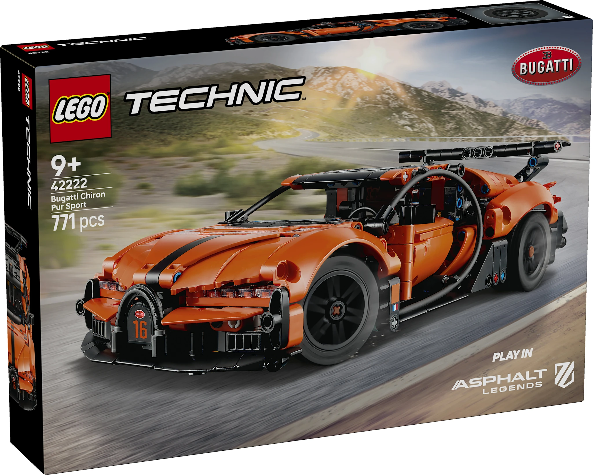 Produktbilde for Bugatti Chiron Pur Sport-hyperbil LEGO® Technic (42222)