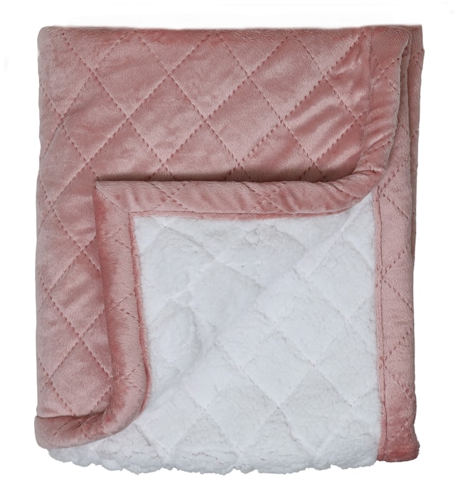 Quiltad filt Rosa Rätt Start