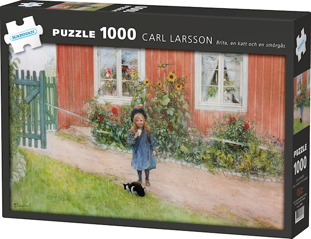 Puslespill Carl Larsson Brita og katten 1000 brikker, Kärnan