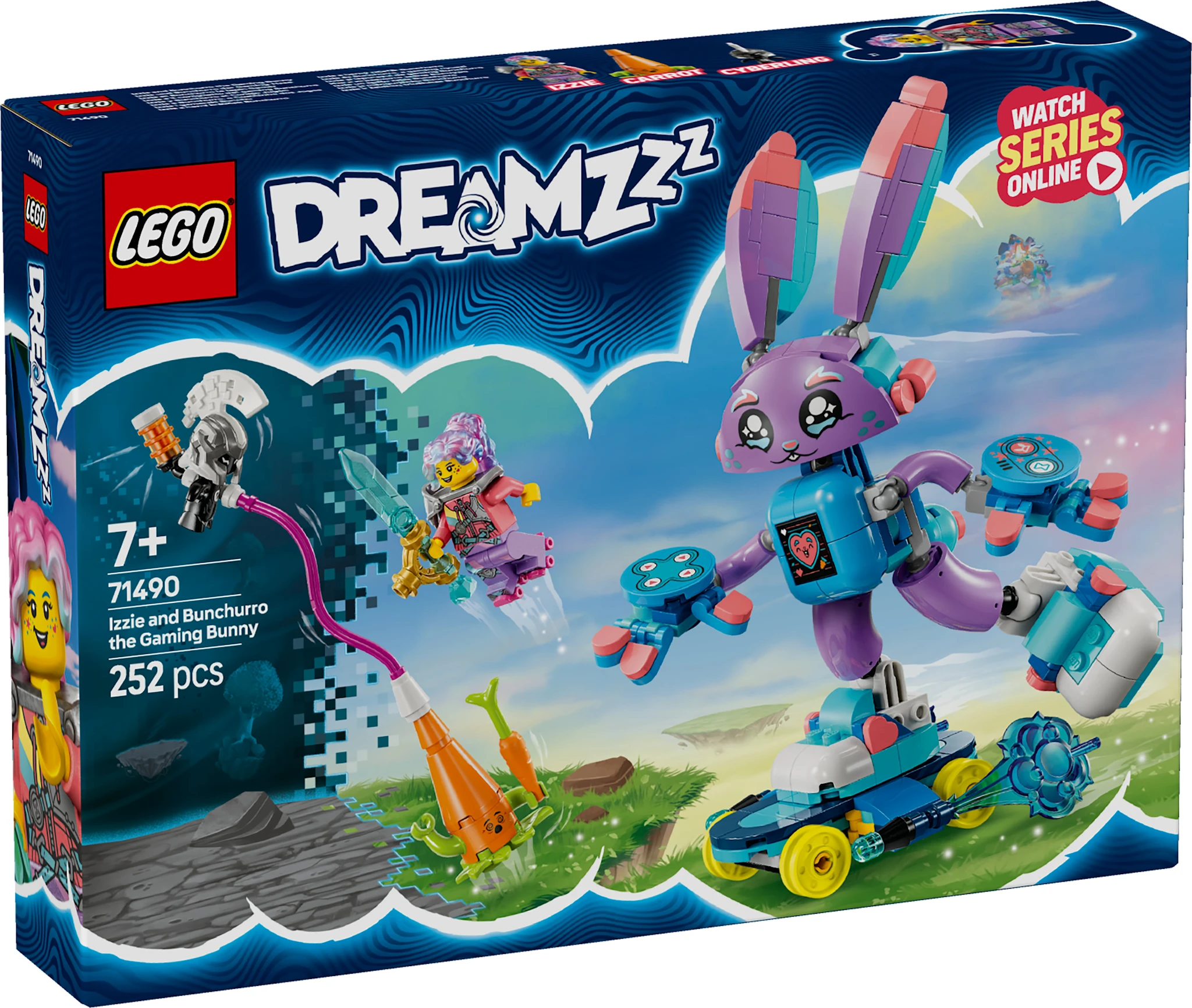 Tuotekuva ille Izzie ja pelipupu Bunchurro LEGO® DREAMZzz (71490)