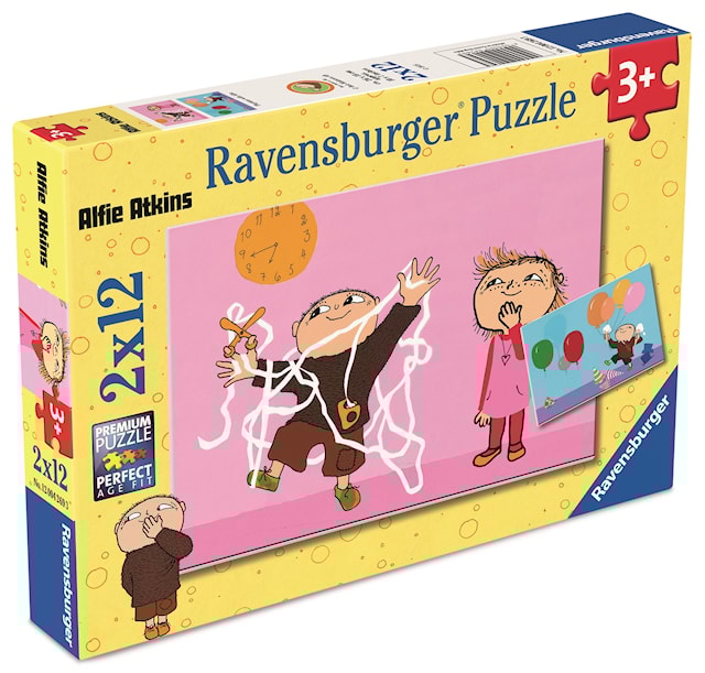 Produktbild 3 för Alfons Aberg Pussel 2x12 Bitar, Ravenburger