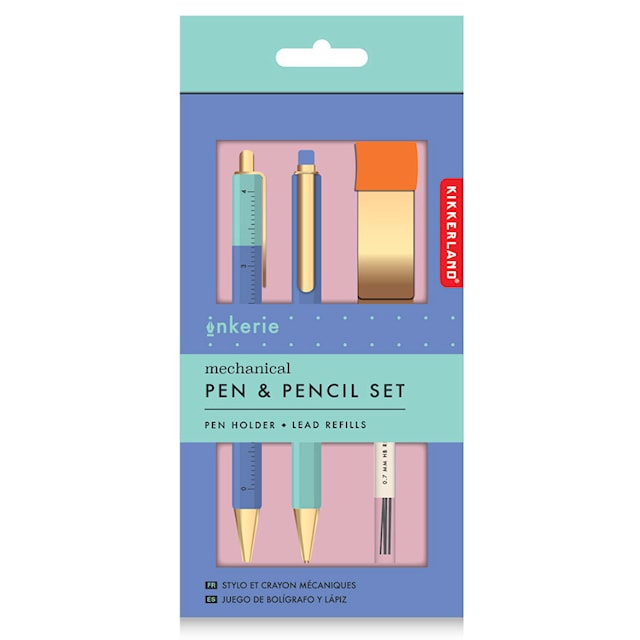 Tuotekuva 3 - Kynäsarja Messinkiklipsillä Inkerie