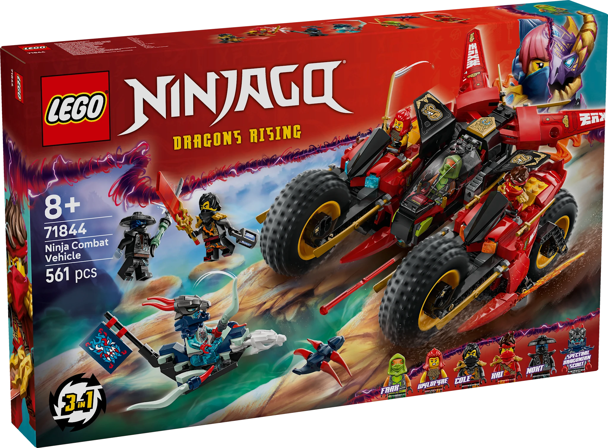 Tuotekuva ille Ninjojen taisteluajoneuvo LEGO® Ninjago (71844)