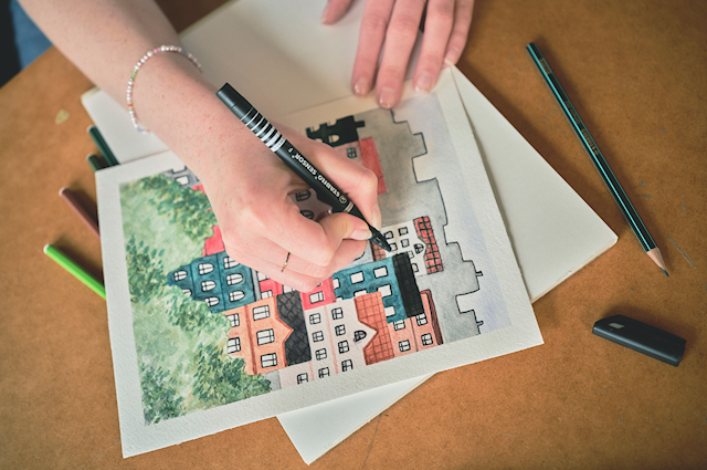 Produktbild 3 för Fineliner Sensor Svart 0,3 mm 1-pack STABILO