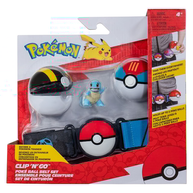 Tuotekuva 3 - Pokemon Clip N Go Belt Set Squirtle