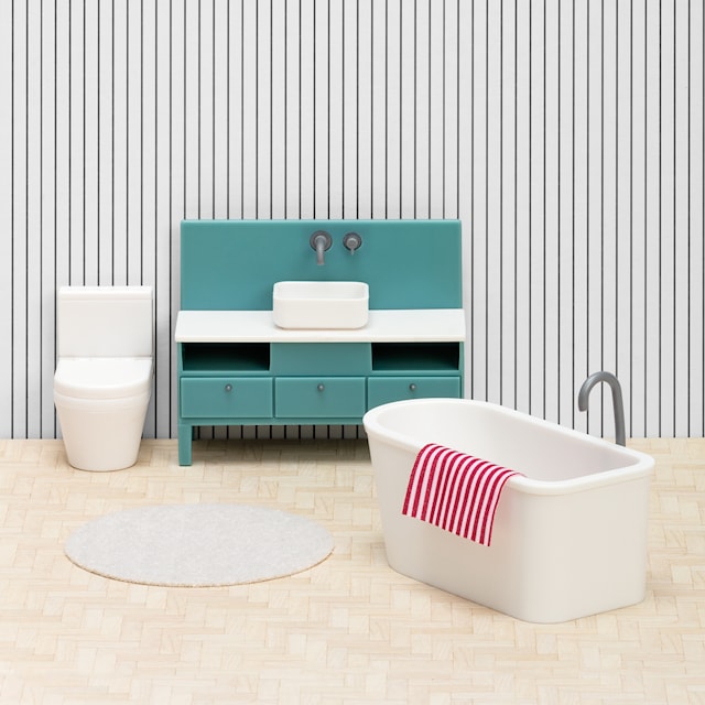 Produktbilde 2 for Lundby Basic Baderomssett