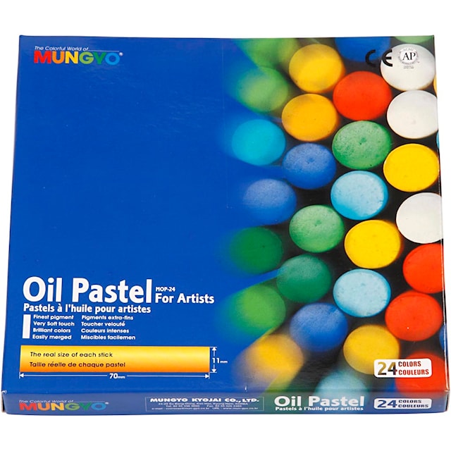 Produktbild 2 för Kritor Oljepastell Premium 11 mm 24 Färger