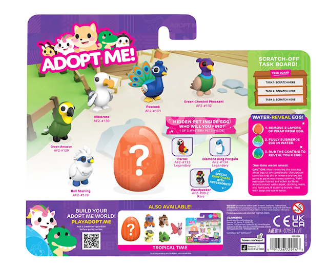 Produktbild 3 för Adopt Me Figurer 6-Pack Feathered Friends