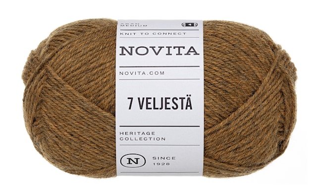 7 Bröder Garn Ullmix 100 g Koppar 646 Novita