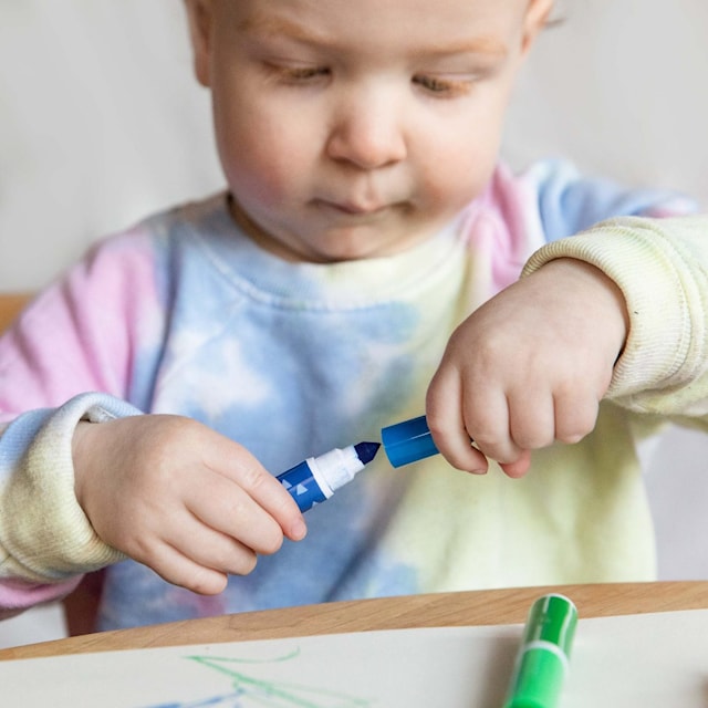 Produktbild 5 för Tuschpennor Junior från 2 år 12-pack Tiger Tribe