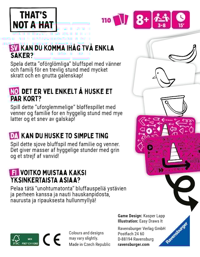 Tuotekuva 4 - That's Not A Hat, Ravensburger (SV/NO/DA/FI)