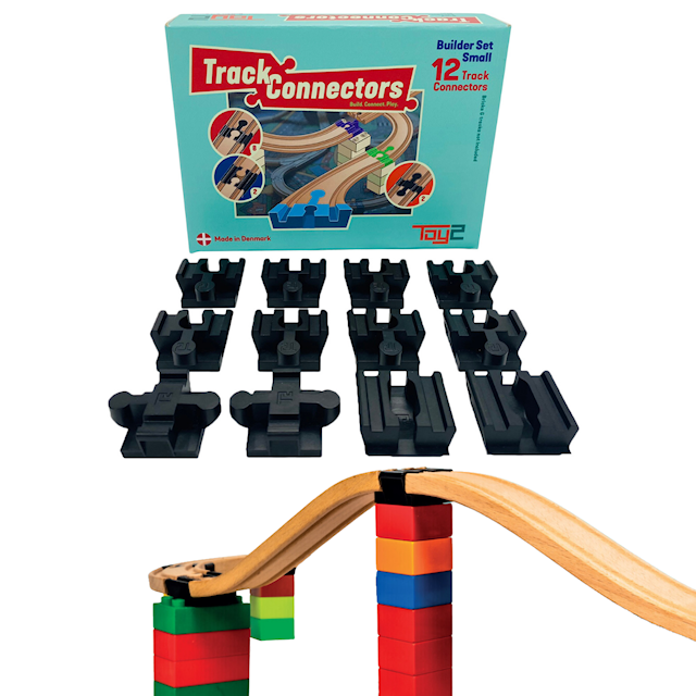 Produktbild 1 för Track Connector Kopplingar Byggmästare Set Liten Toy2