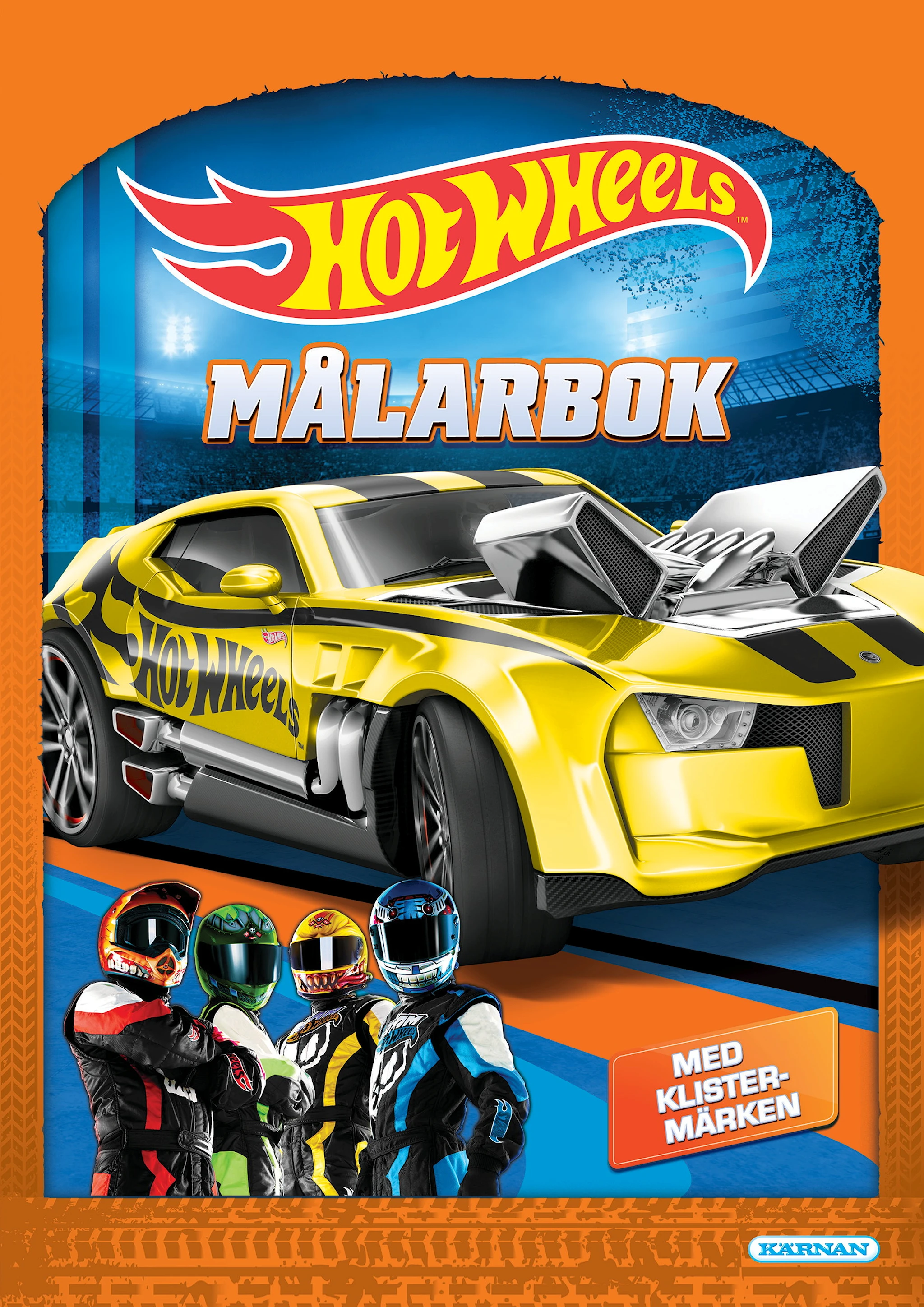 Produktbild för Målarbok Hot Wheels Kärnan