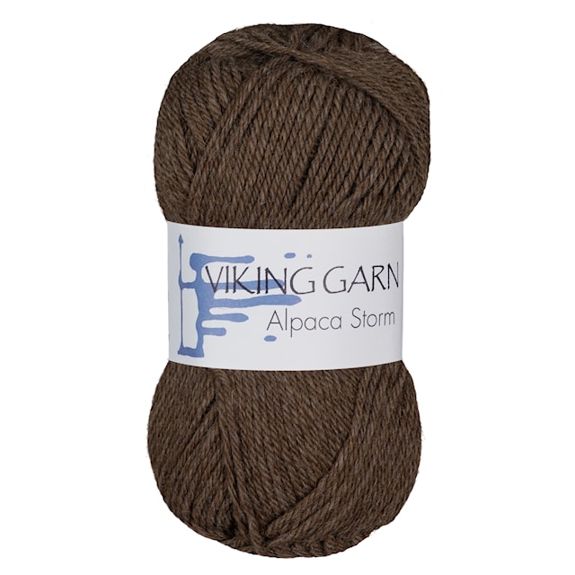 Alpaca Storm 50 g Brun 508 Viking Garn