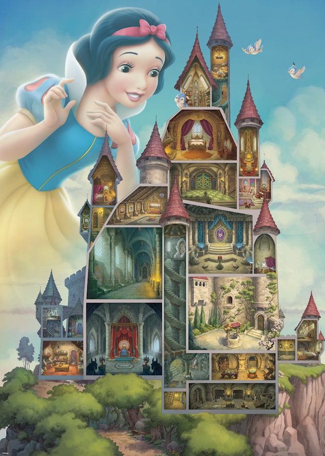 Produktbild 2 för Disney Castles Snow White Pussel 1000 bitar, Ravensburger