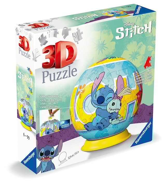 Produktbild 5 för Disney Stitch 3D Pussel 72 bitar, Ravensburger