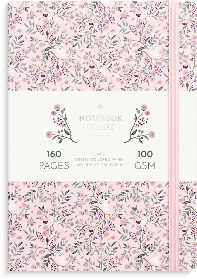 Muistikirja A5 Twigs Deluxe Viivattu Burde