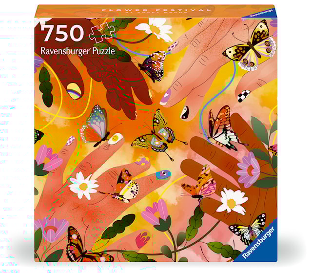 Produktbild 1 för Art&Soul - Flower Festival Pussel 750 bitar, Ravensburger