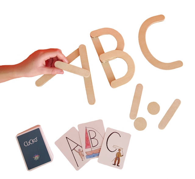 Tuotekuva 3 - Bokstavsspel med magneter, Clicko (SE)