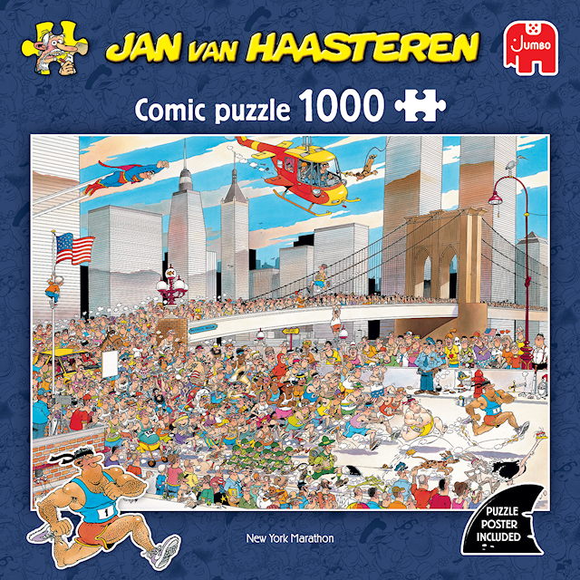 Tuotekuva 1 - Jan van Haasteren New York Marathon Puzzle 1000 palaa