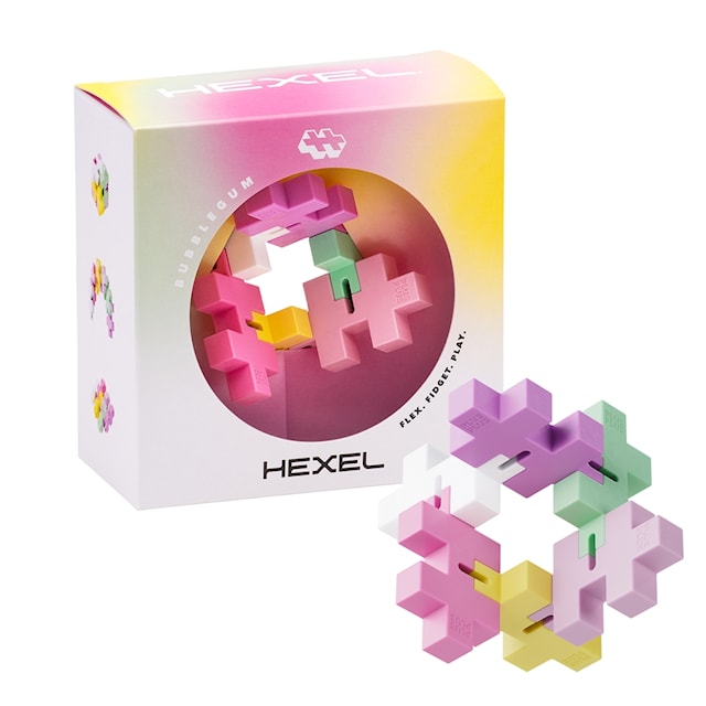 Tuotekuva 1 - Plus-Plus HEXEL Bubblegum