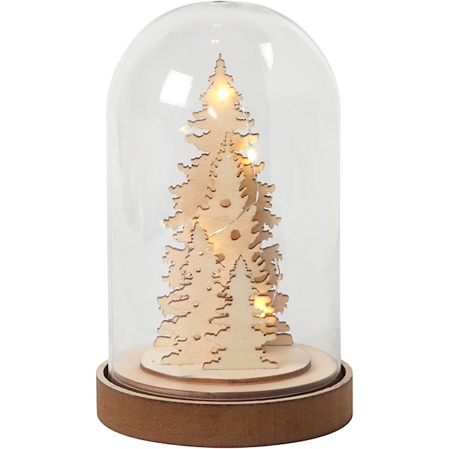 Produktbilde 1 for Klokke på trefot, H: 18 cm, dia. 11 cm, 1 pk.