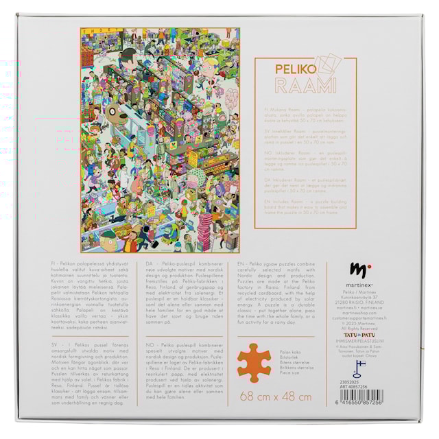 Produktbilde 2 for Folkehavsflytväs Puslespill 1000 Biter Sixten Blixten