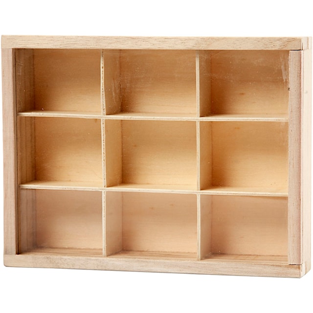 Produktbild 6 för Telåda av Kejsarträ och Plexiglas 17x13x3,5 cm 1 st