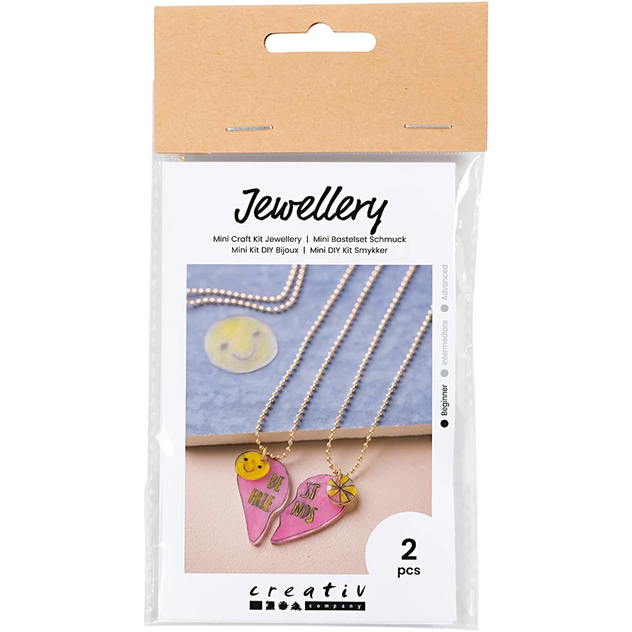 Tuotekuva ille Askartelusetti Mini Koruaskartelu, Kutistemuoviset ystävyyskaulakorut, 1 pkk/ 1 pkt