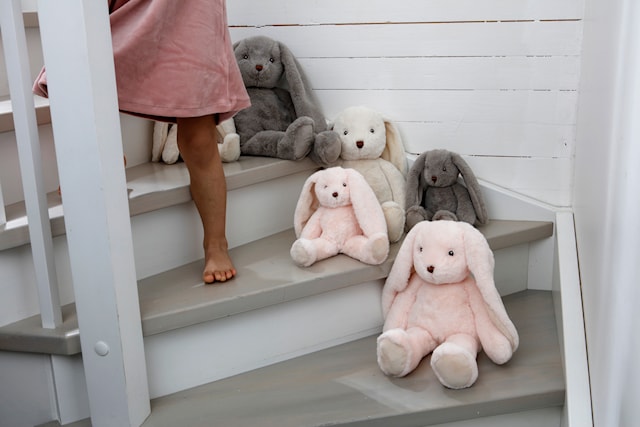 Produktbild 3 för Svea Ljusrosa Stor Teddykompaniet