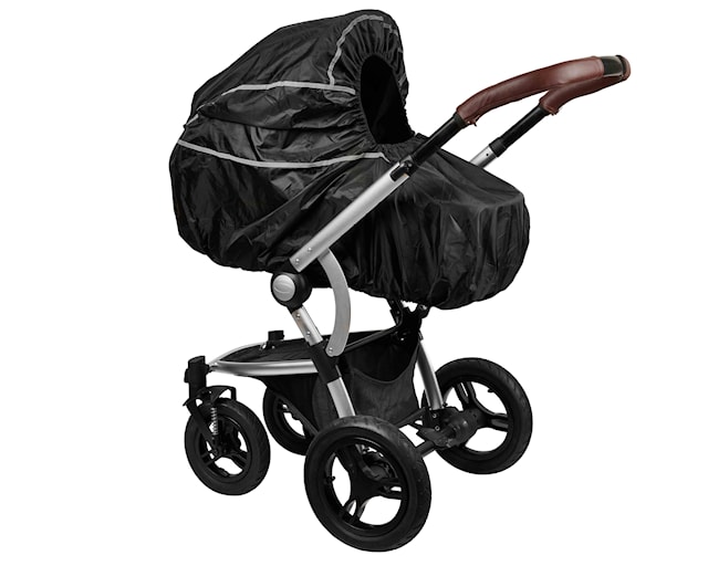 Produktbild 1 för Regnskydd Svart Enkelvagn Universal Fresh Kid