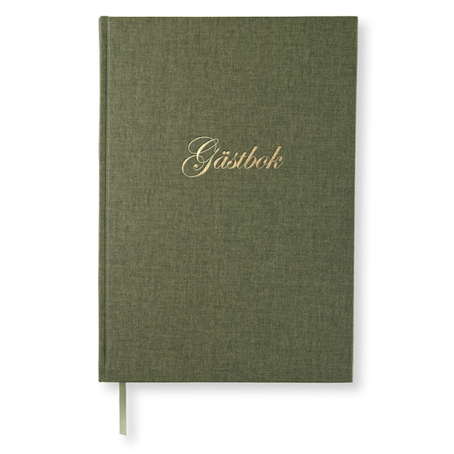 Gjestebok 170 x 240 Khaki Green Paperstyle