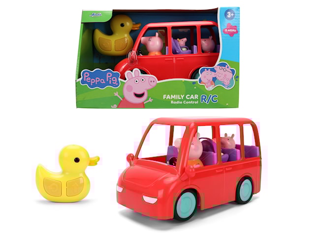 Peppa Gris Radiostyrt Familie-Bil